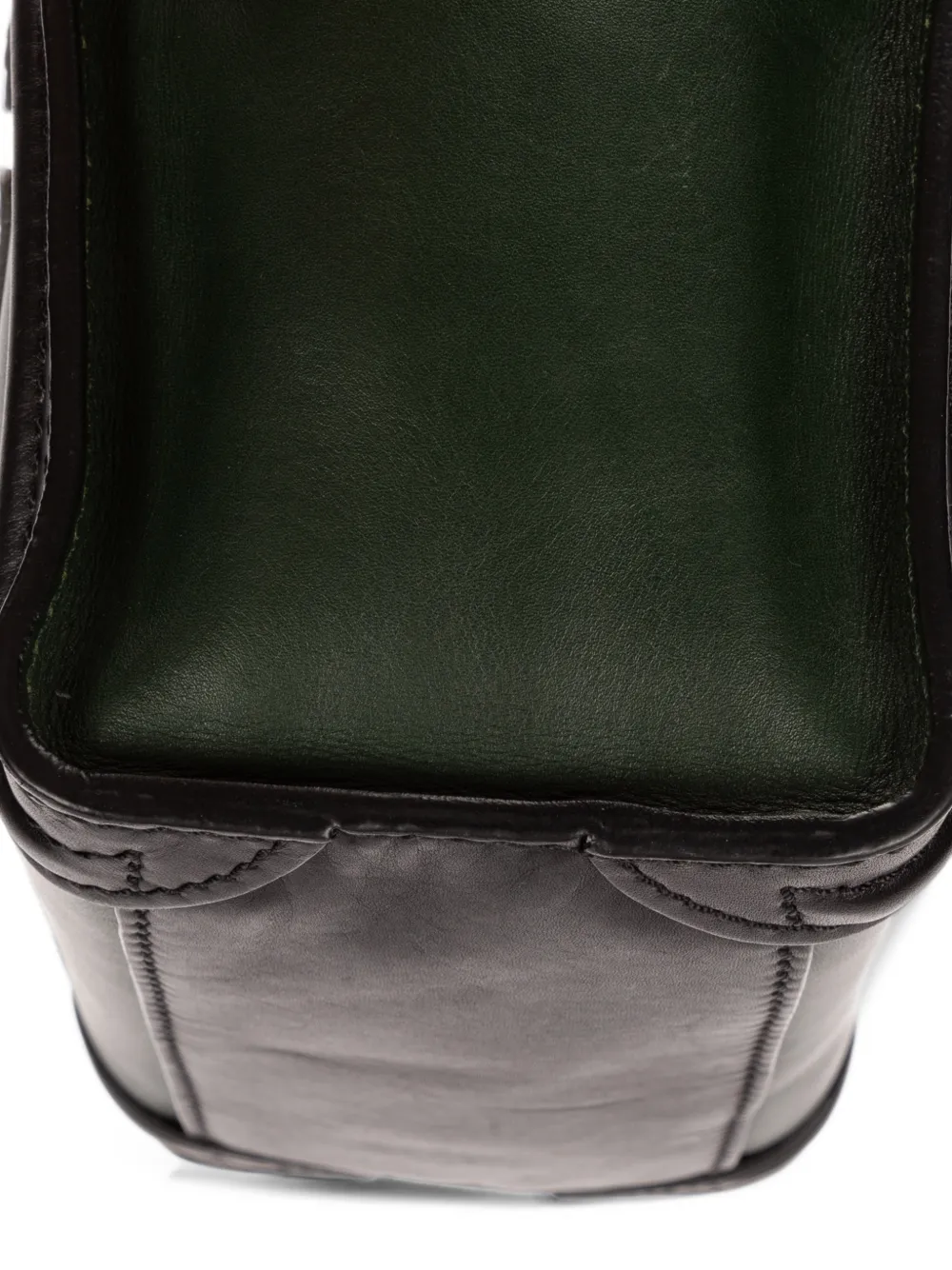 Celine Pre-Owned nano Luggage leather tote bag Zwart