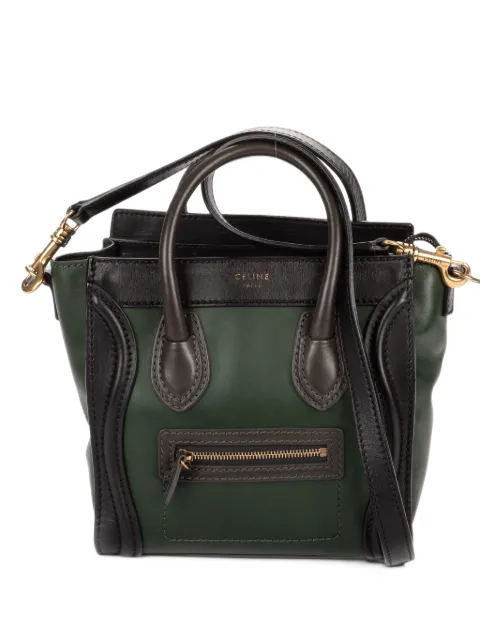 Celine Pre-Owned nano Luggage leather tote bag