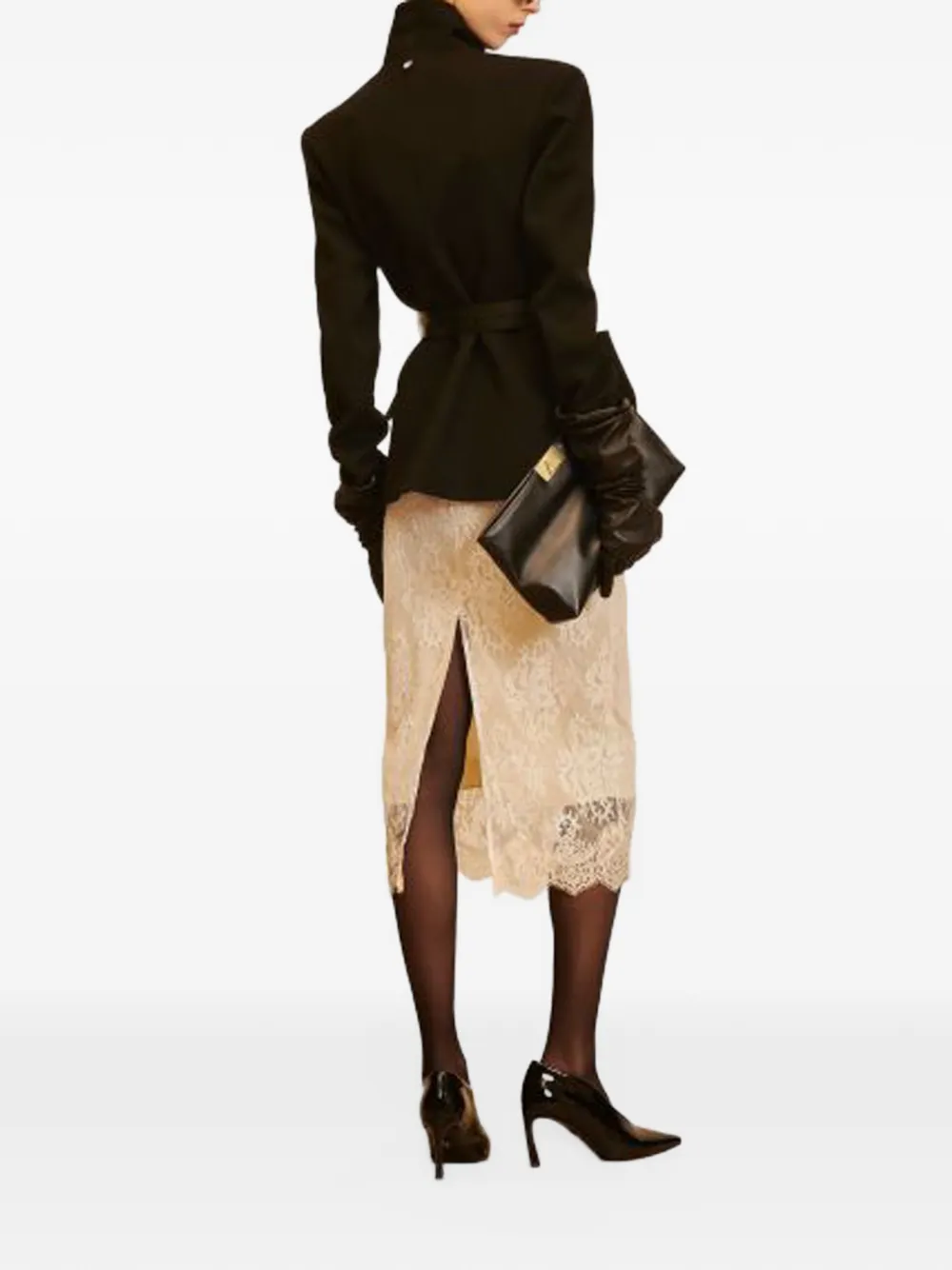 Aniye By Harlow double-breasted peak-lapels blazer Zwart