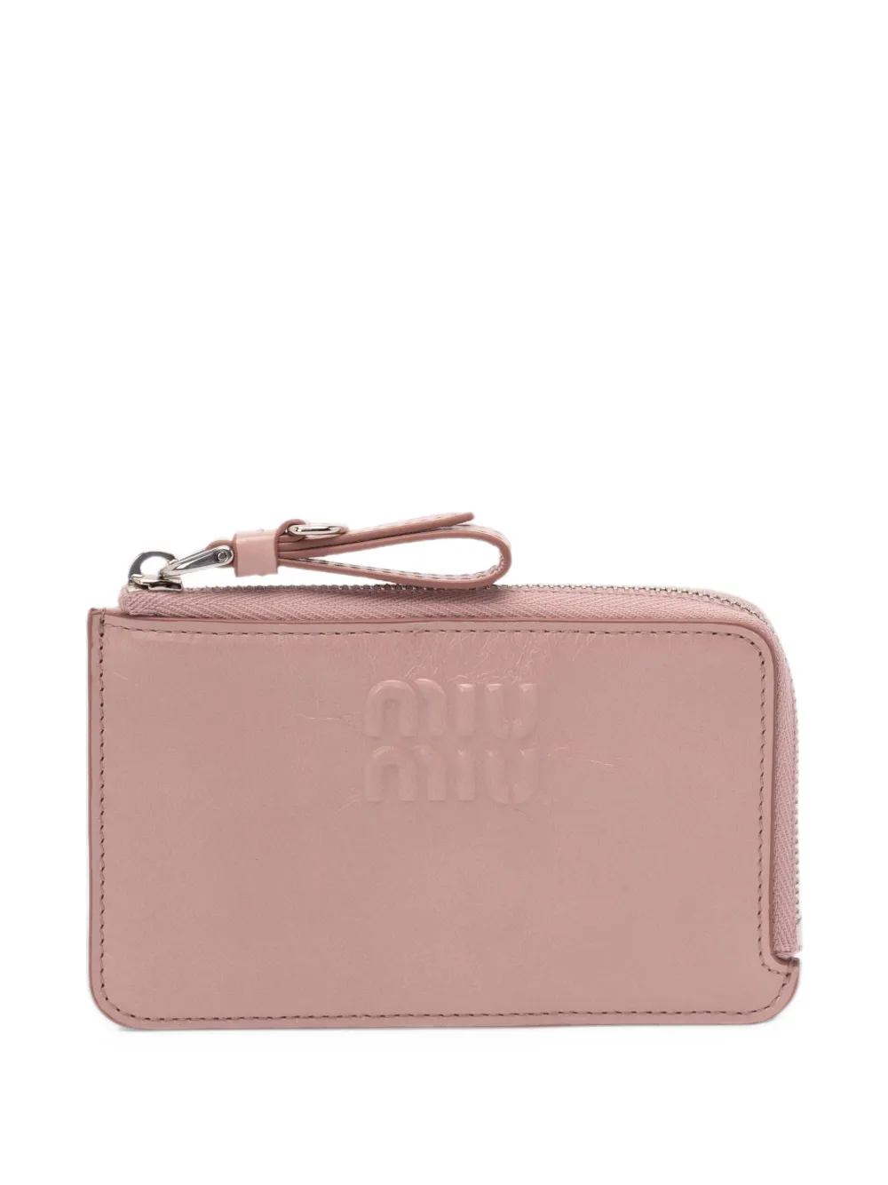 Miu Miu leather card holder - Rosa