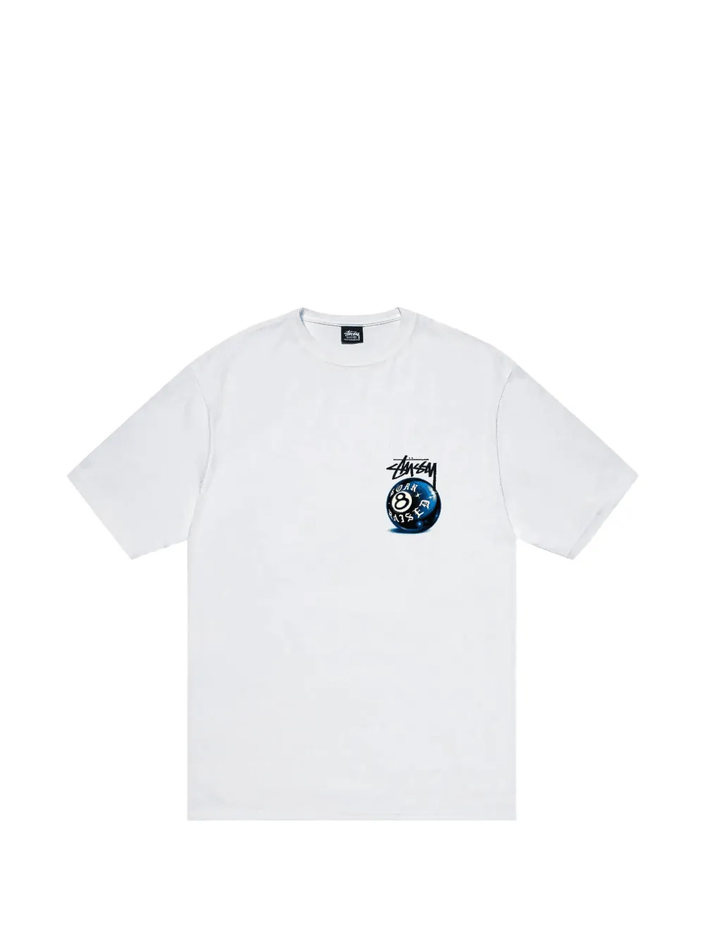 Stüssy Raised 8 Ball short-sleeved T-shirt - Bianco