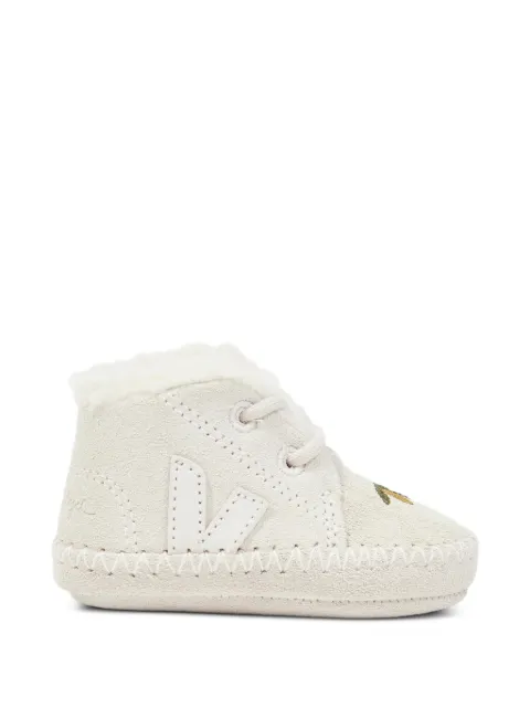 VEJA Kids X Konges Slojd Pierre V-Logo embroidered boots