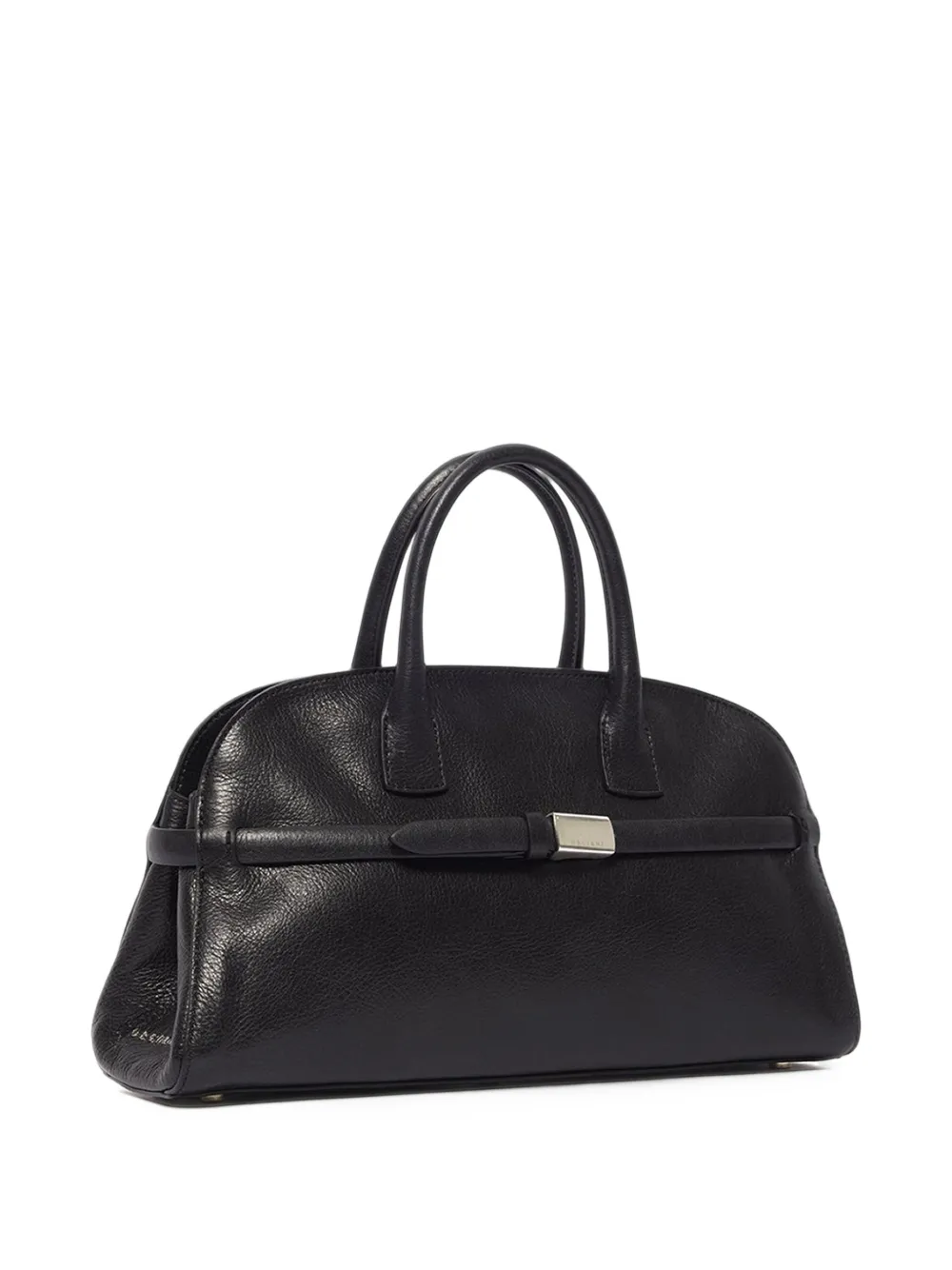Orciani small Aura Lagoon leather tote bag Zwart