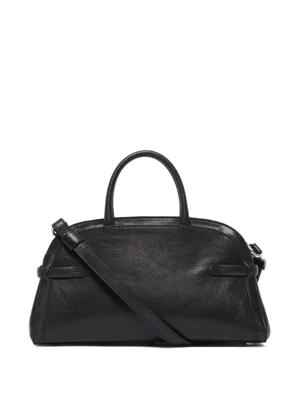 Orciani small Aura Lagoon leather tote bag Zwart