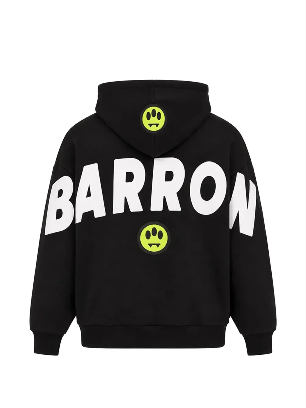 Barrow kids logo-print hoodie Zwart