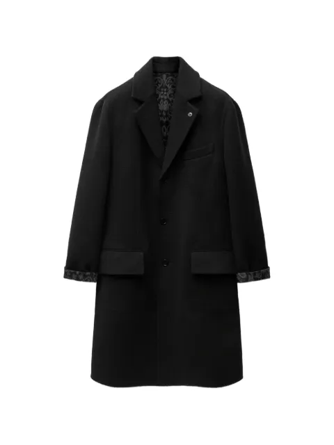 Versace double-wool & cashmere coat