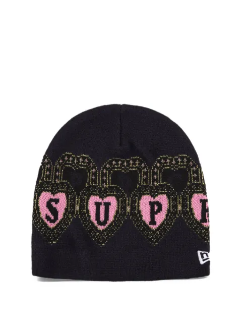Supreme New Era Hearts beanie hat
