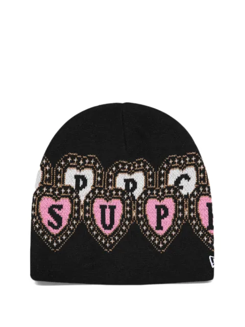 Supreme New Era Hearts beanie hat