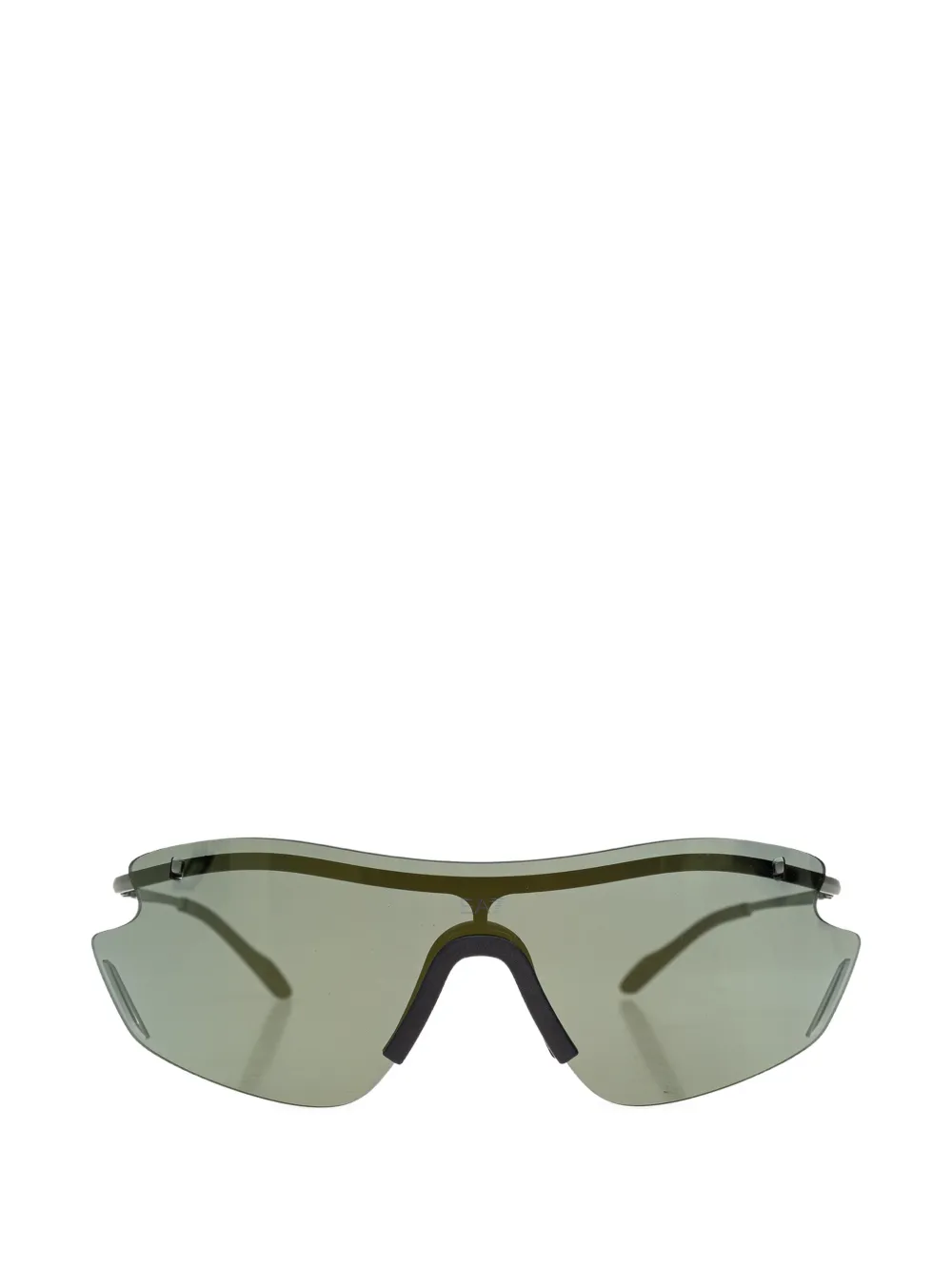 Ea7 Emporio Armani geometric-frame sunglasses - Verde