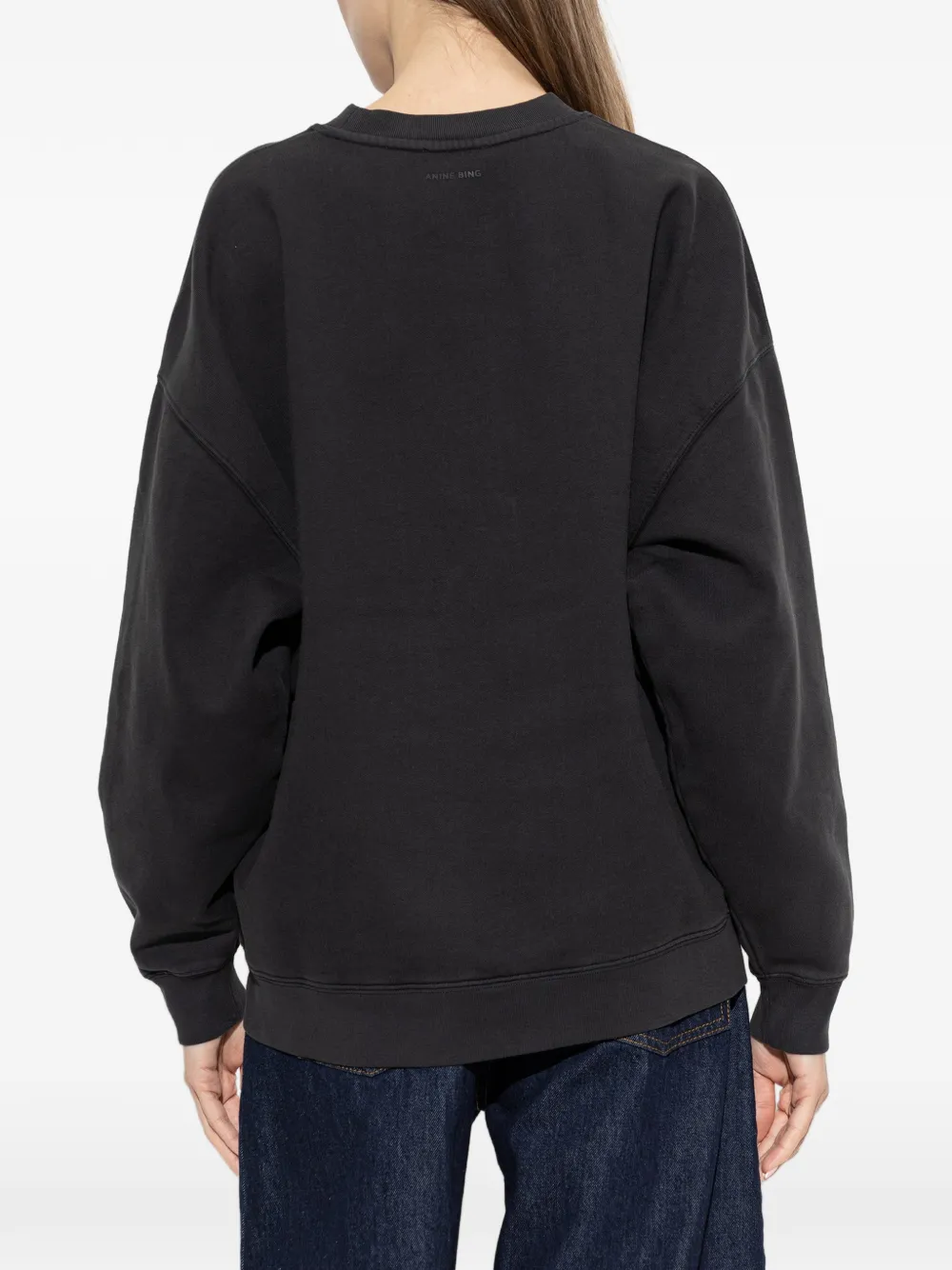 ANINE BING Miles sweatshirt Los Angeles Zwart