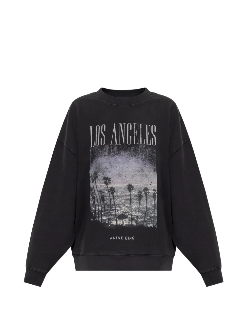 ANINE BING Miles sweatshirt Los Angeles Zwart