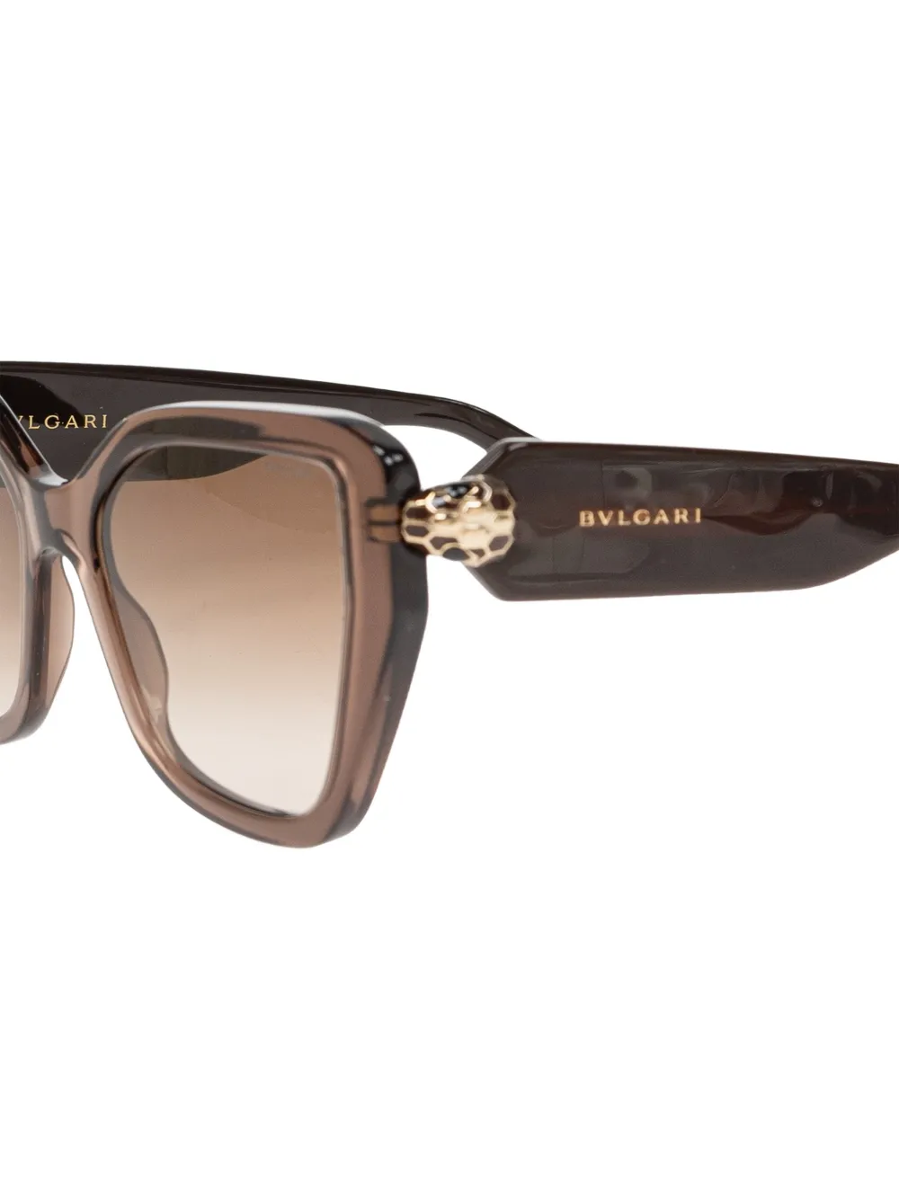 Bvlgari Serpenti square-frame sunglasses Bruin