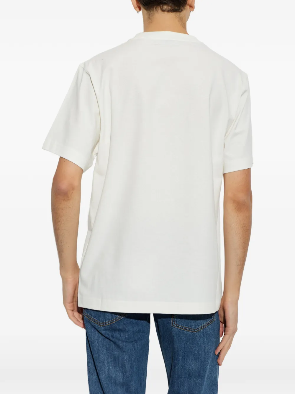 Burberry Etched Knight cotton T-shirt Wit