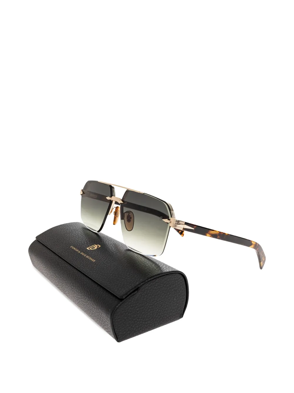 Eyewear by David Beckham geometric-frame sunglasses Goud