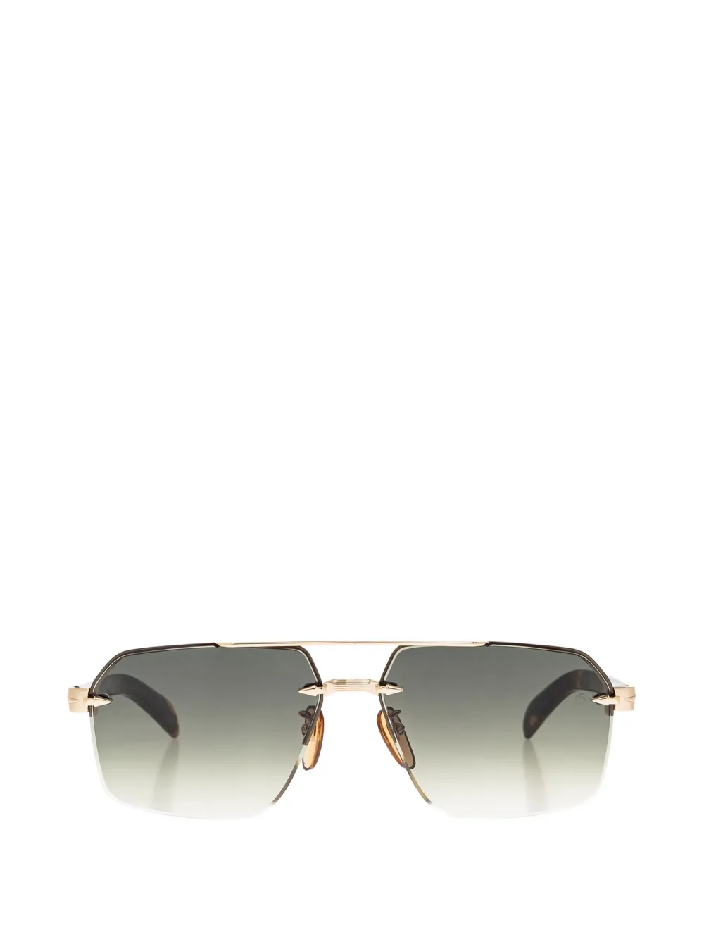 Eyewear by David Beckham geometric-frame sunglasses Goud