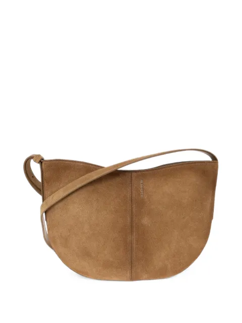 Jil Sander medium Foro suede messenger bag