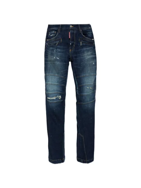 DSQUARED2 distressed paint-splatter jeans