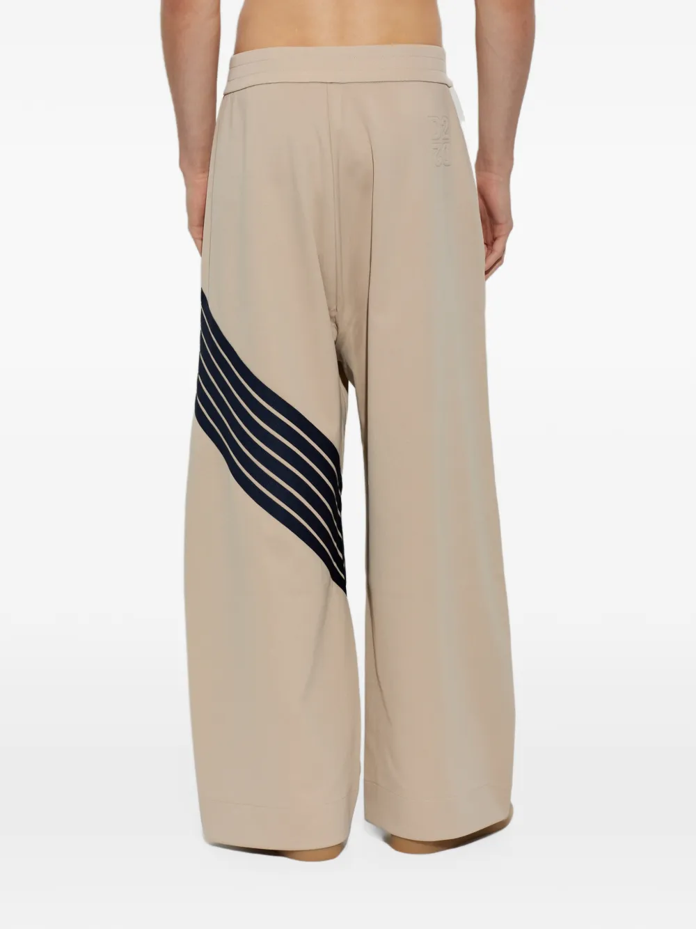 DSQUARED2 chevron-print track pants Beige