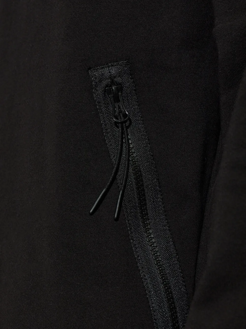 C.P. Company diagonal raised-fleece Goggle zip sweatshirt Zwart