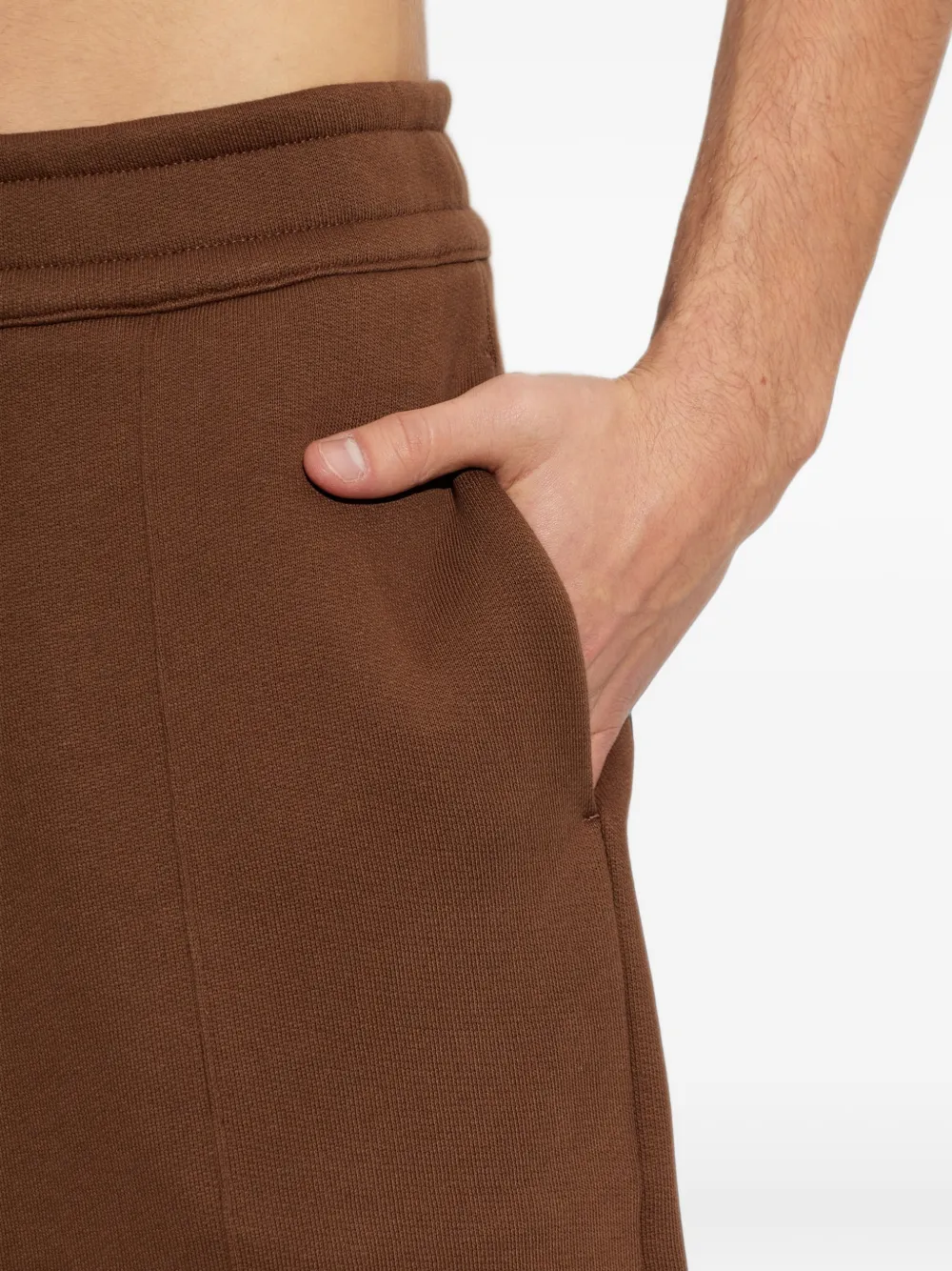 AMI Paris logo-embroidered track pants Bruin