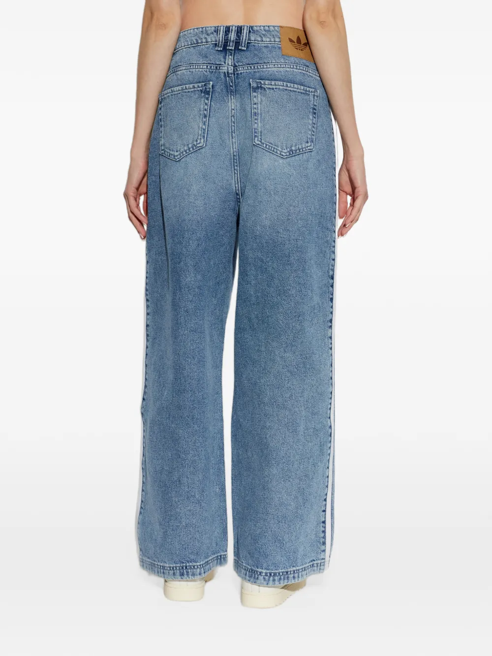 adidas Adilenium season 6 baggy denim pants Blauw