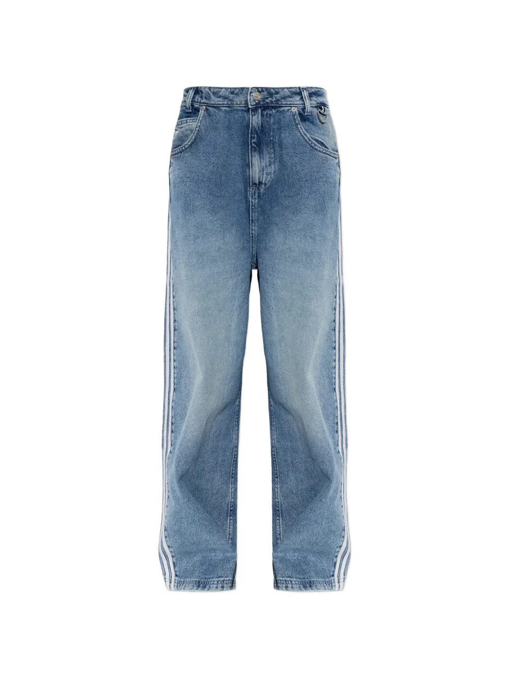 adidas Adilenium season 6 baggy denim pants - Blu