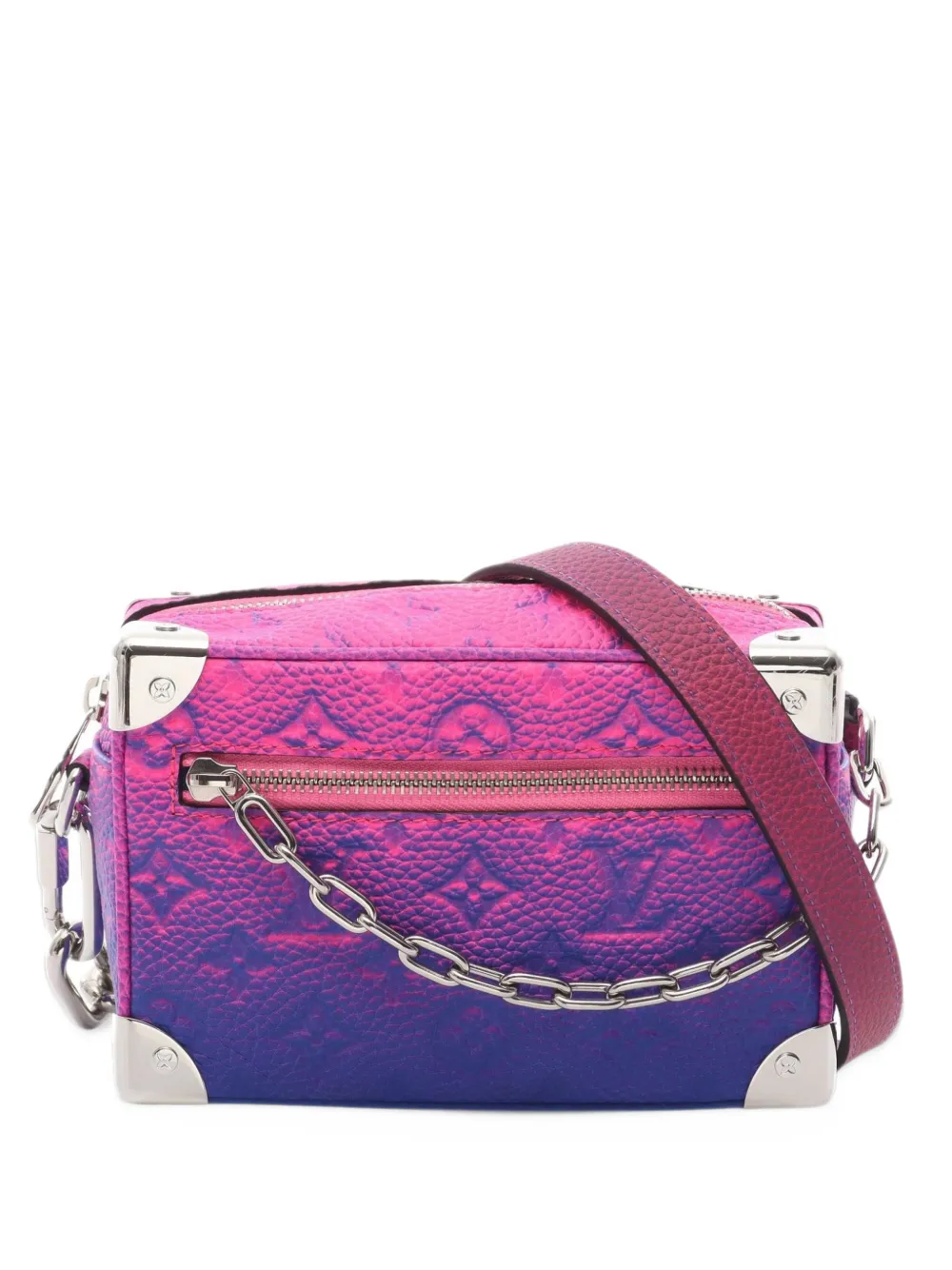 Louis Vuitton Pre-Owned 2022 mini Soft Trunk Taurillon Illusion shoulder bag - Rosa