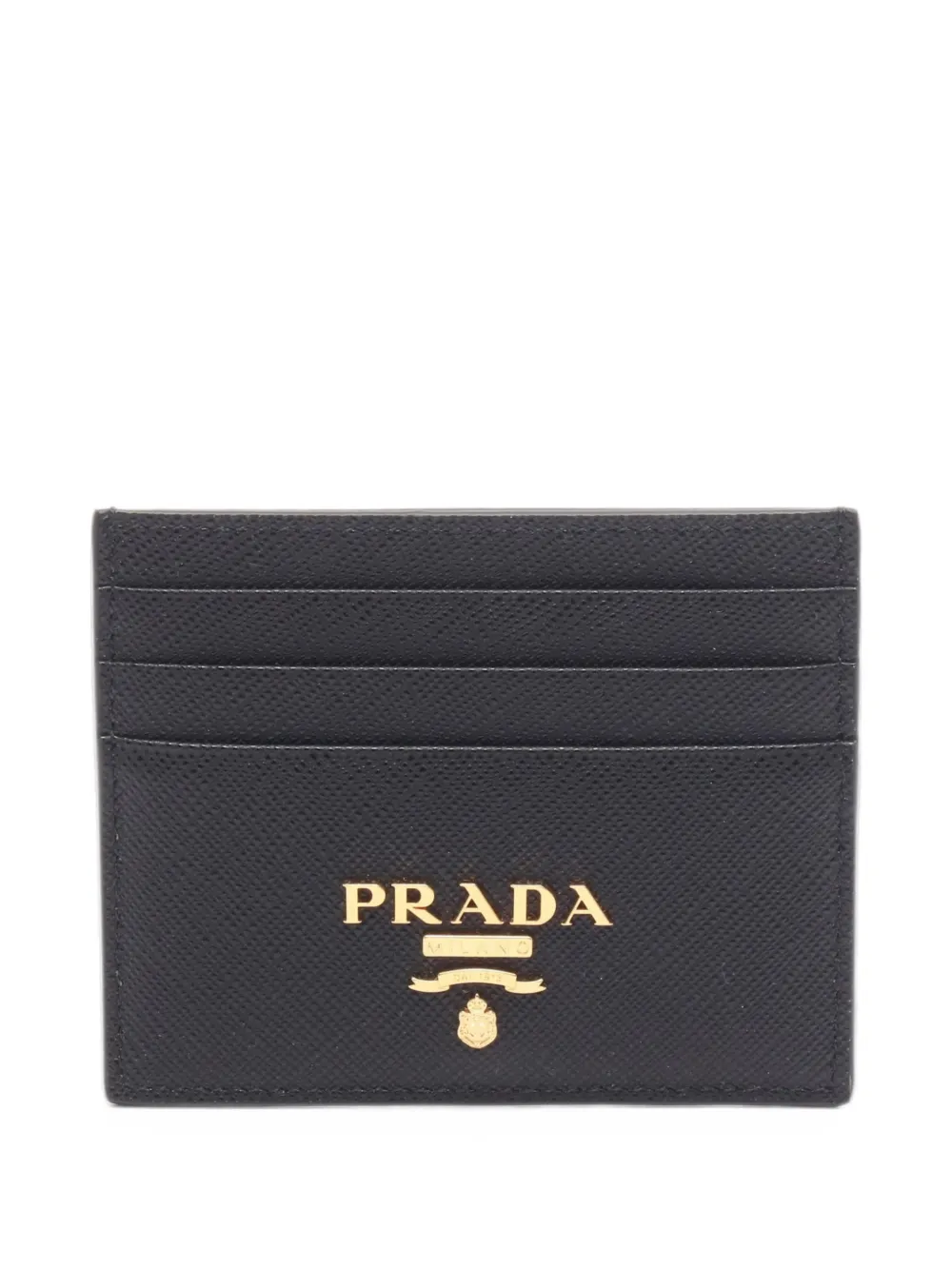 Prada Pre-Owned Saffiano leather card case - Black