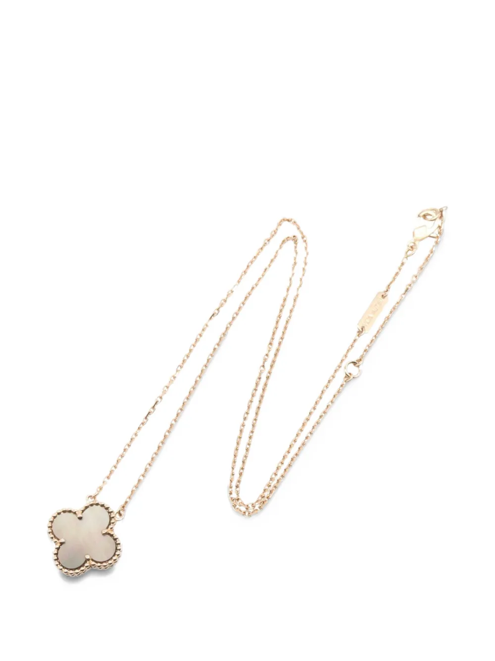 Van Cleef & Arpels Pre-Owned 2010s Vintage Alhambra necklace - Rosa