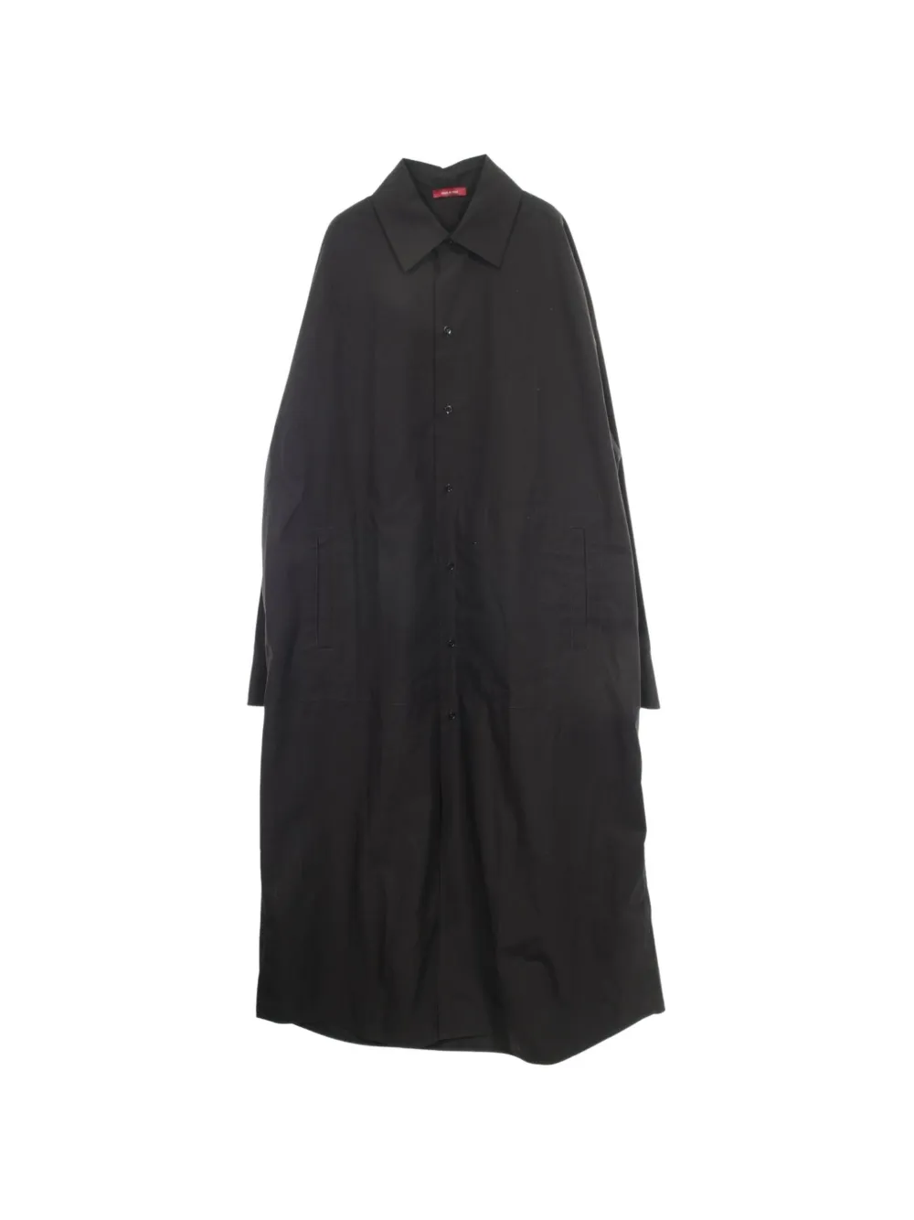 Gucci Pre-Owned 2010s embossed logo shirt coat - Black