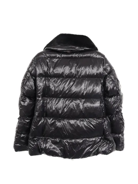 Herno 2020s faux-fur collar down jacket