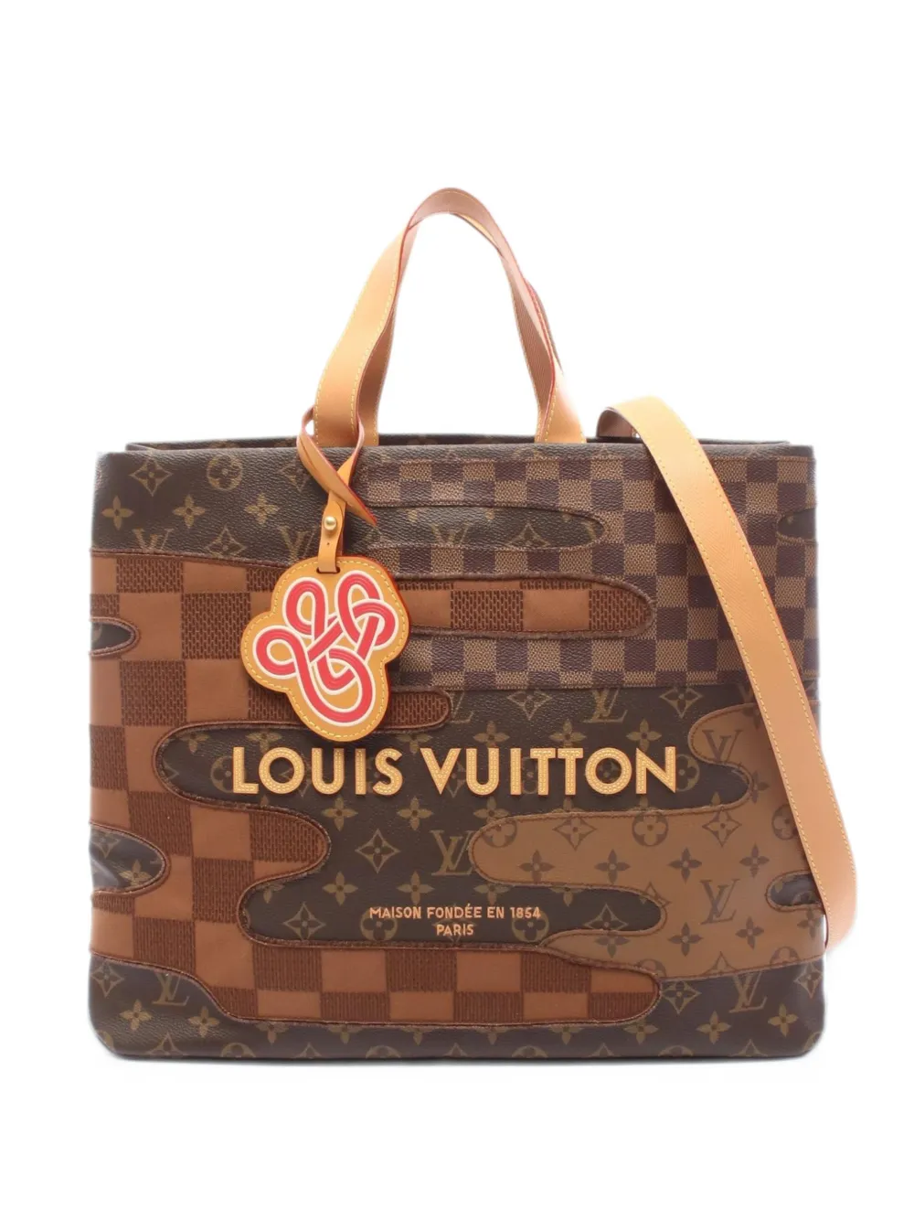 Louis Vuitton Pre-Owned 2025 MM Landscape monogram tote bag - Marrone