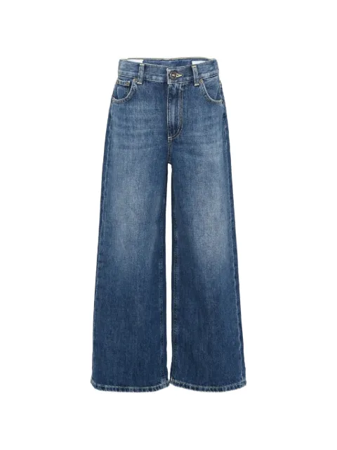DONDUP KIDS faded-effect wide-leg jeans