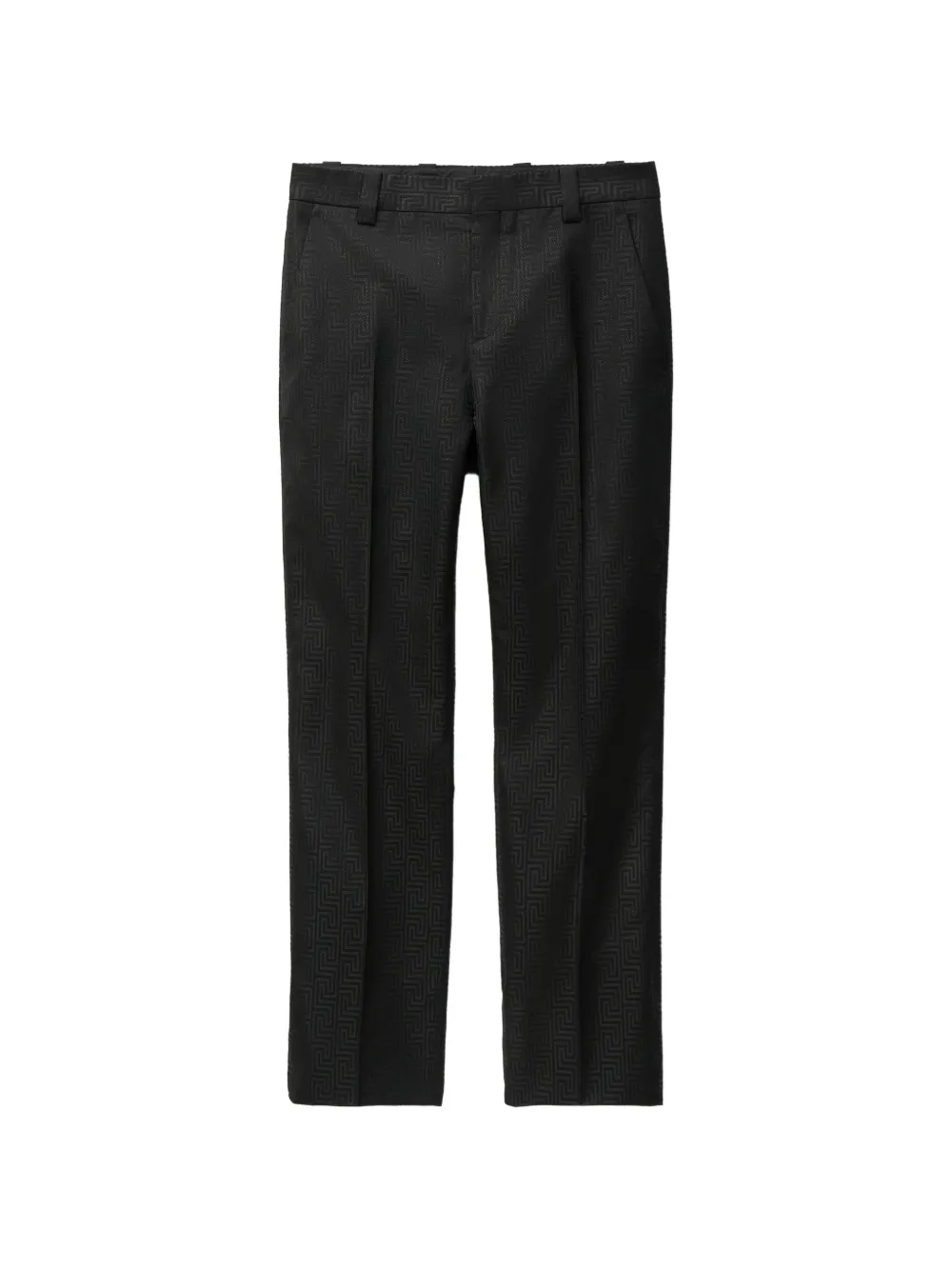 Versace Greca jacquard trousers - Nero