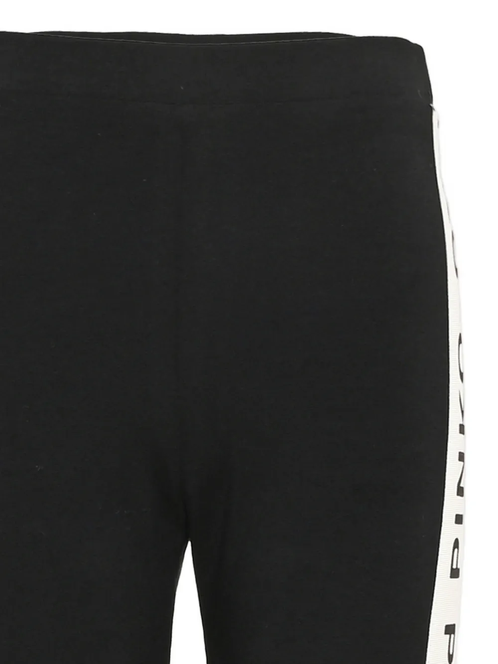 Pinko Kids logo-tape leggings Zwart