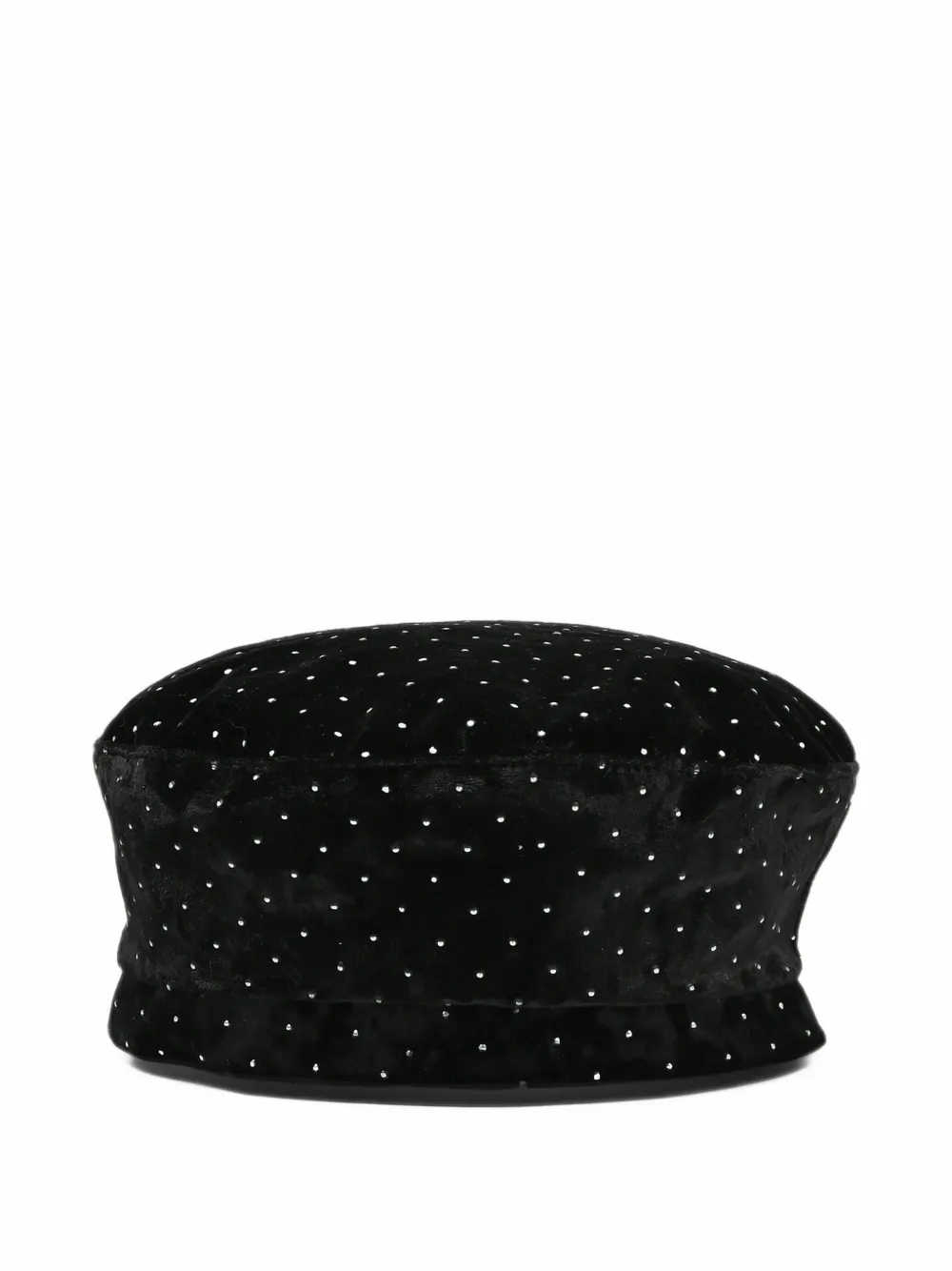 Pinko Kids rhinestone-embellished beret Zwart