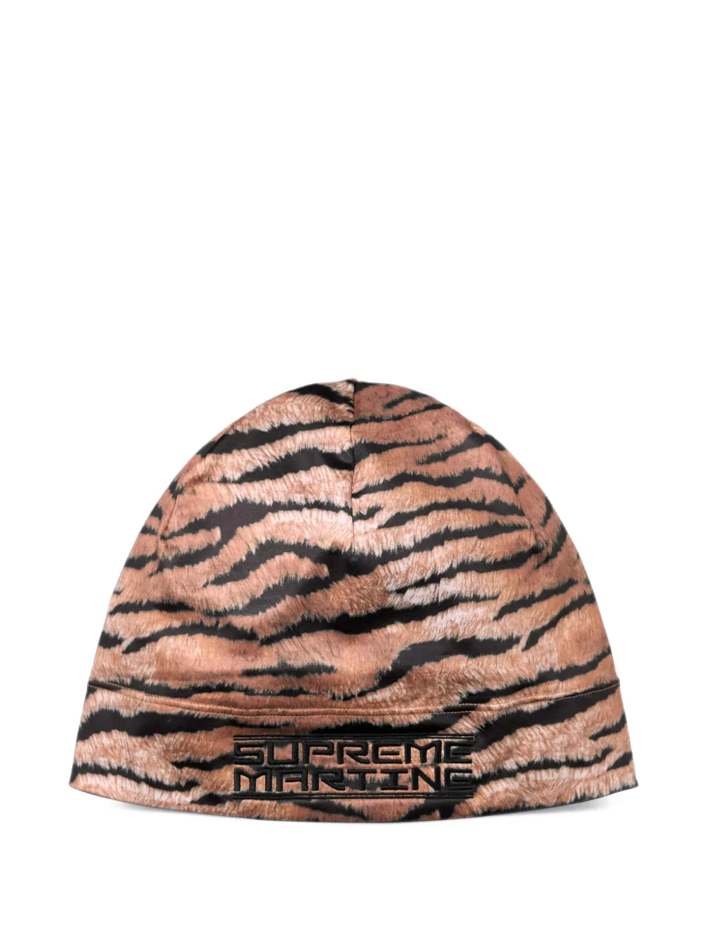 Supreme x Martine Rose muts met tijgerprint Bruin