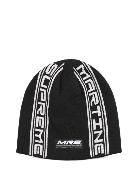 Supreme jacquard-knit beanie hat