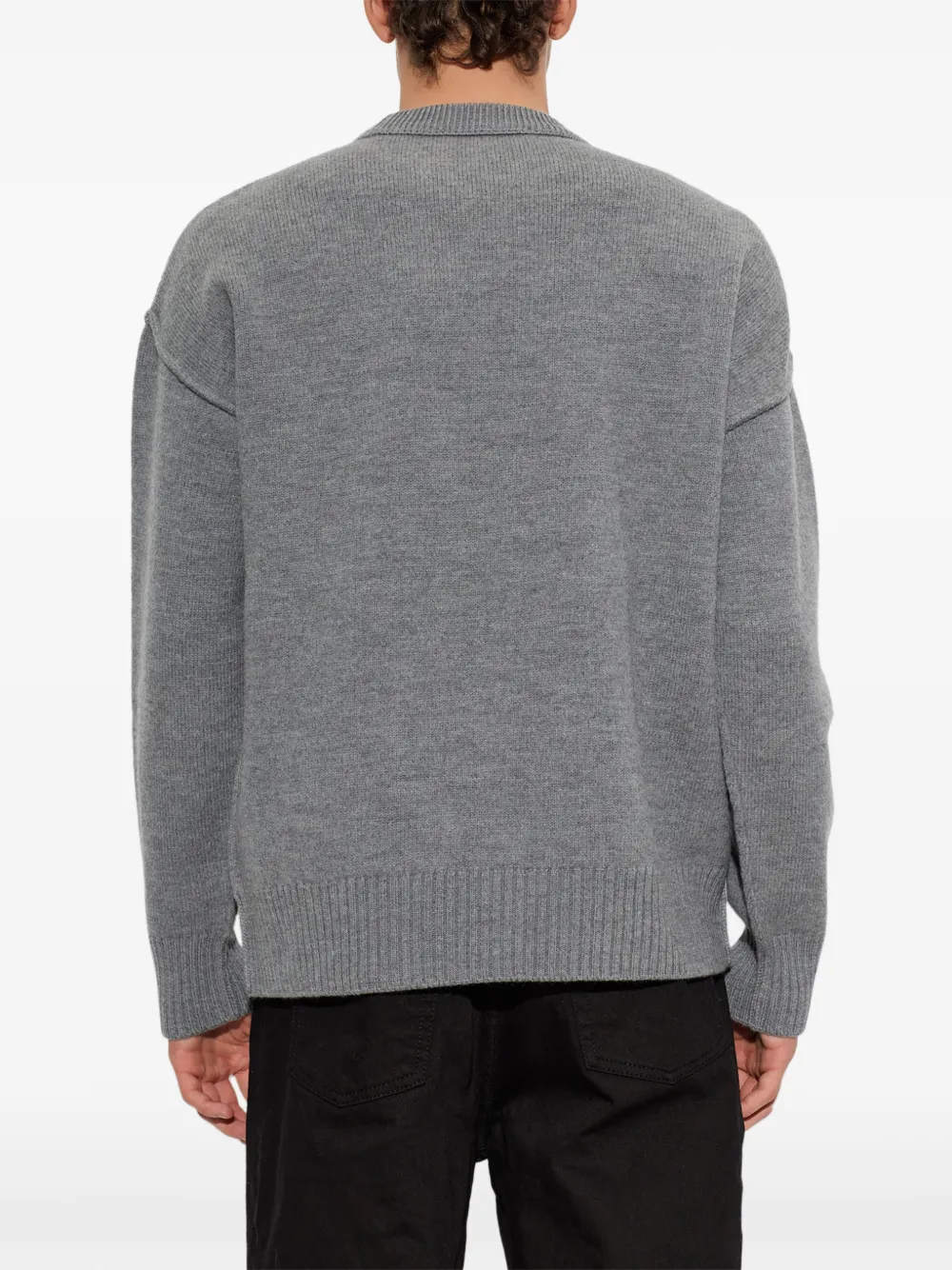 AMI Paris Ami de Coeur sweater Grijs