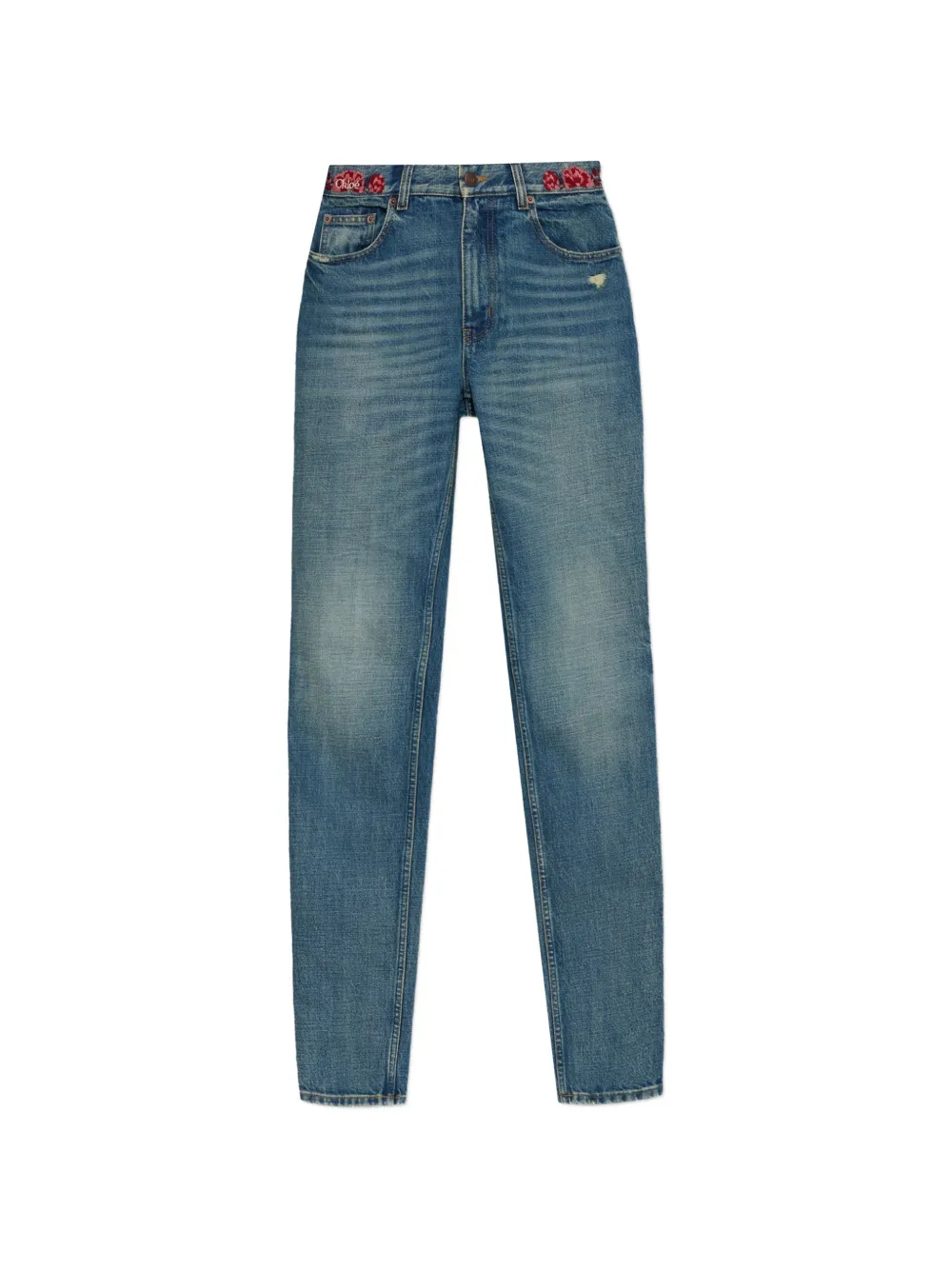 Chloé slim jeans in denim - Blu