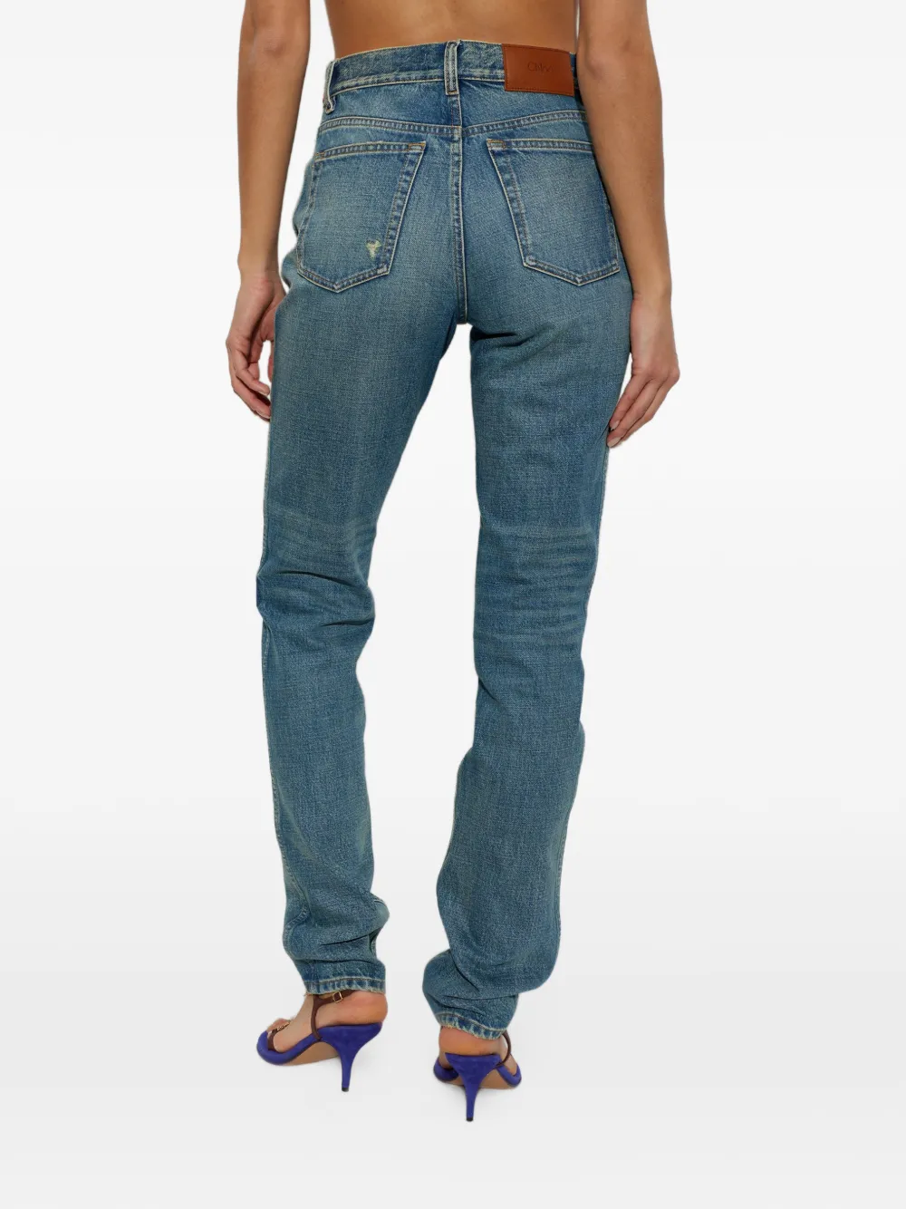 Chloé slim jeans in denim Blauw