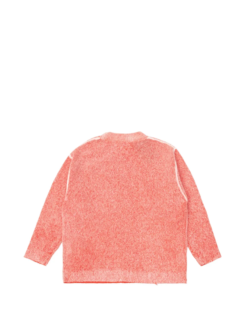 American Vintage Kids Damsville logo-embroidered sweater Roze