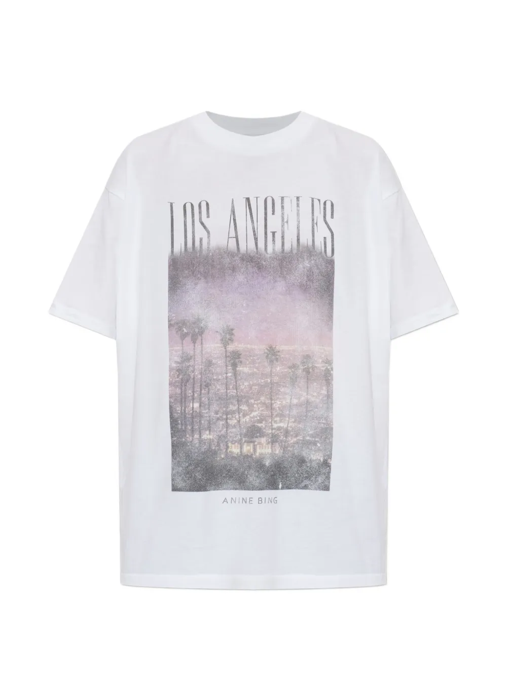 ANINE BING Cade graphic-print T-shirt Wit