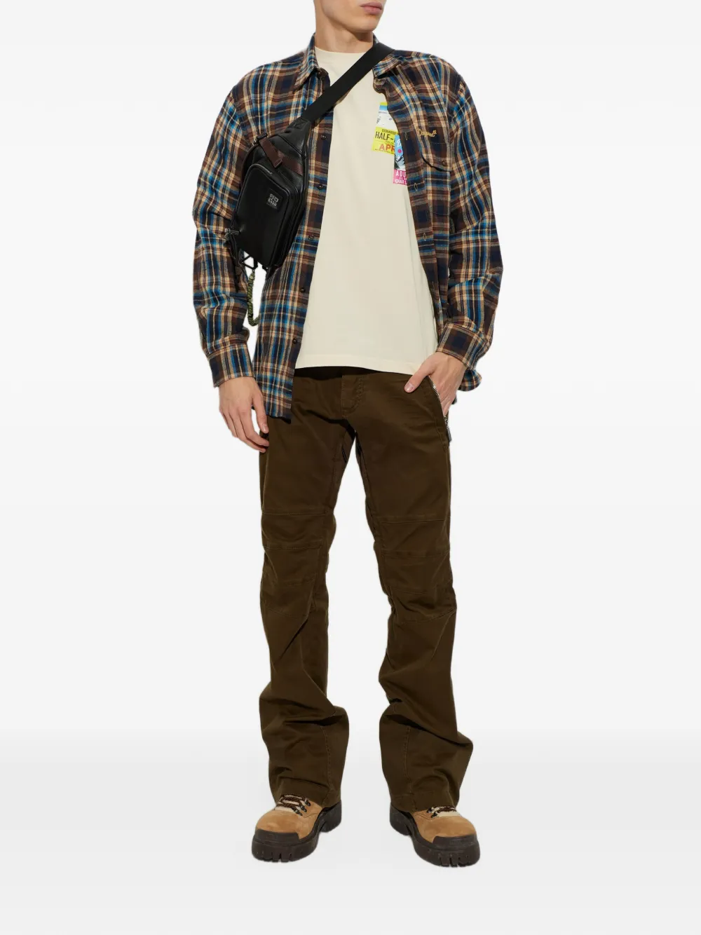 DSQUARED2 zipped sexy chino jeans - Green