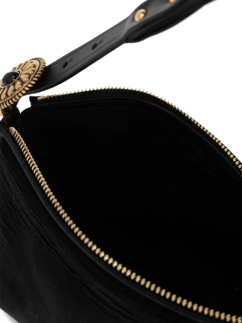 ETRO medium Rosette suede tote bag Zwart