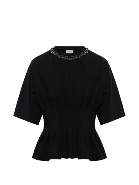 Gestuz Gnizez crystal-embellished blouse