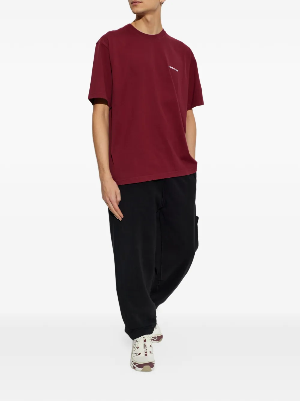 Canada Goose Novo cotton T-shirt Rood