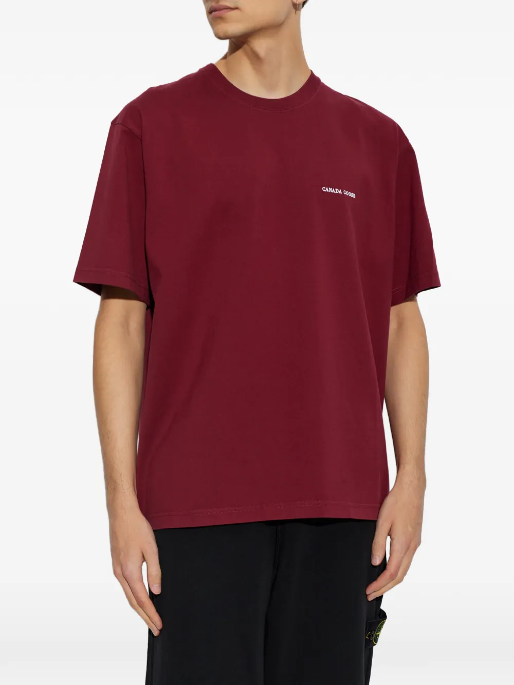 Canada Goose Novo cotton T-shirt Rood