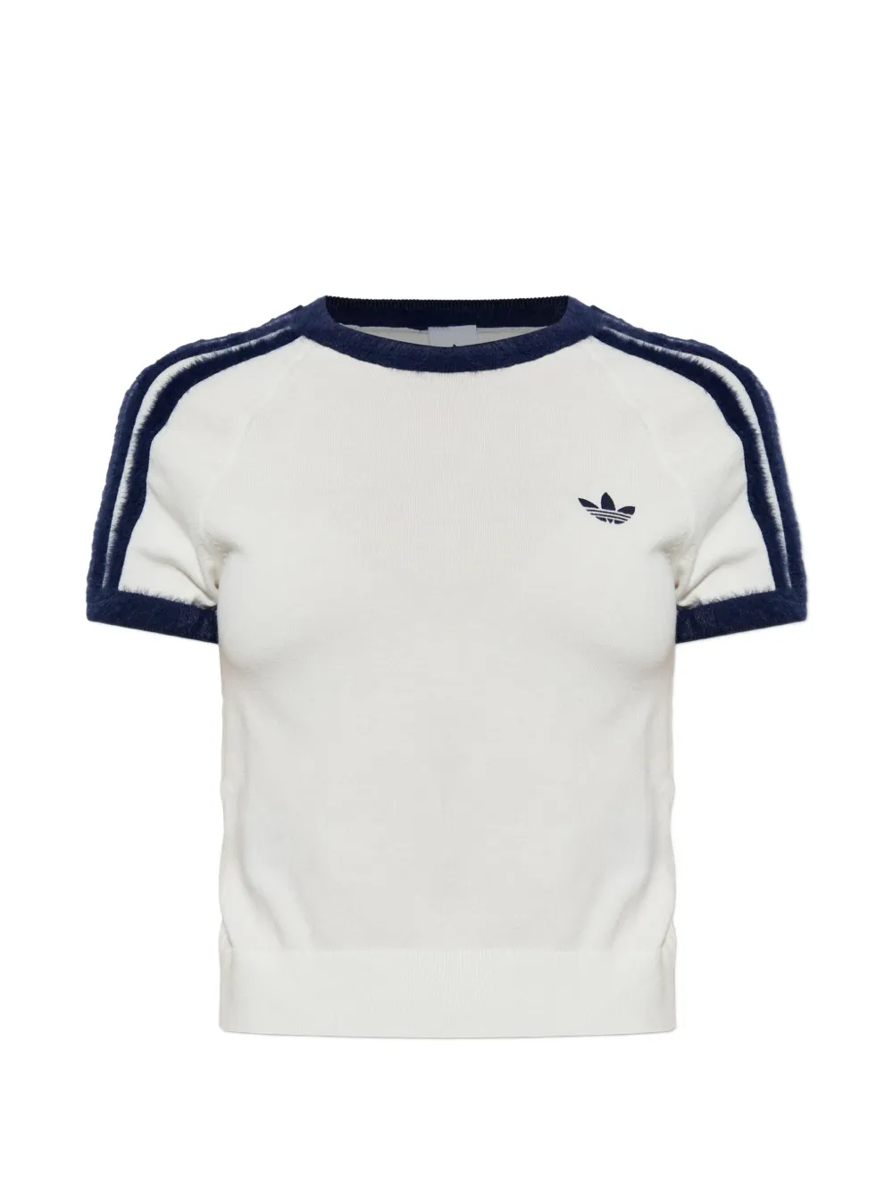 adidas knitted T-shirt Wit