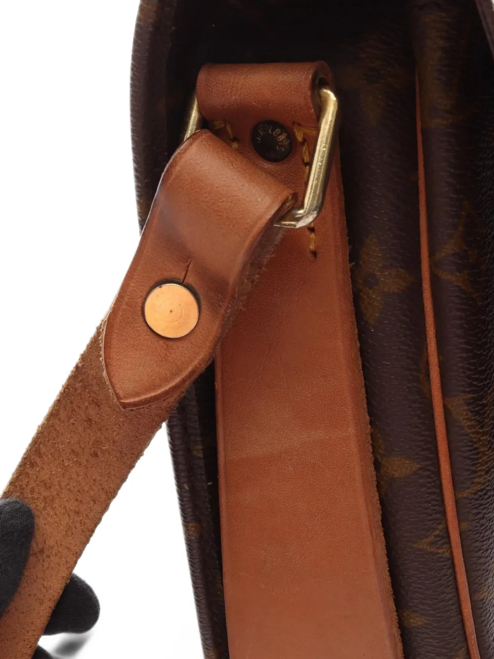 Louis Vuitton Pre-Owned 2000s GM Cartesier Monogram shoulder bag Bruin